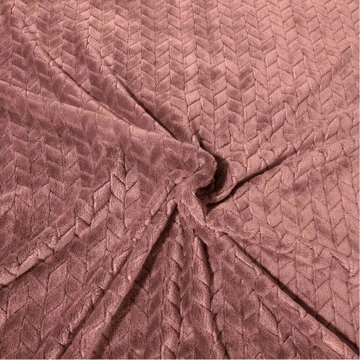 Wohndecke Kuscheldecke Decke MICROFASER Sofadecke Tagesdecke CINDY 150x200 cm rosa – Bild 2