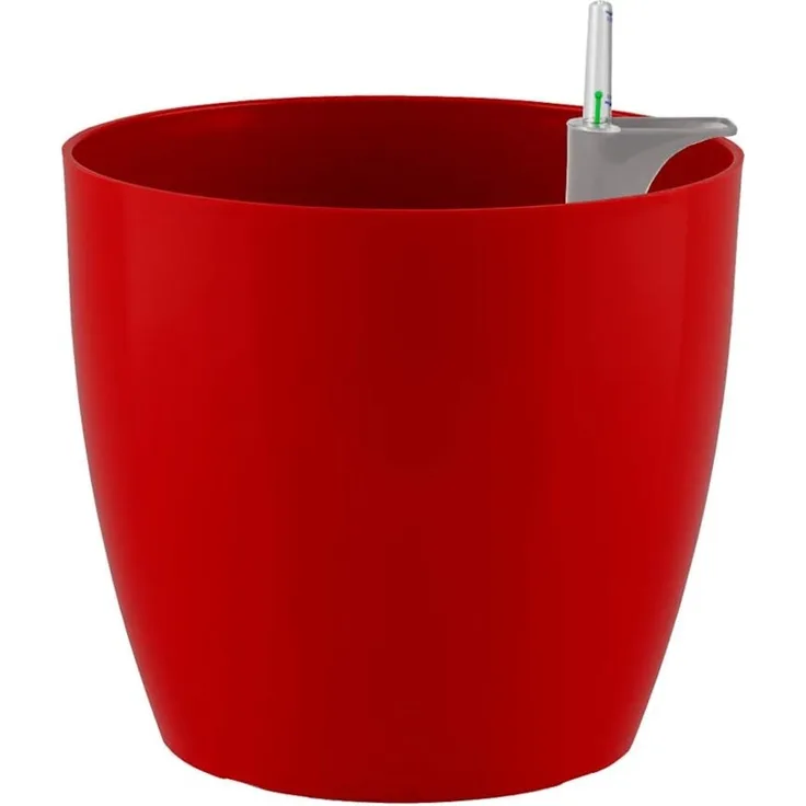 SAN REMO POT 42CM SELF WATERING DARK RED