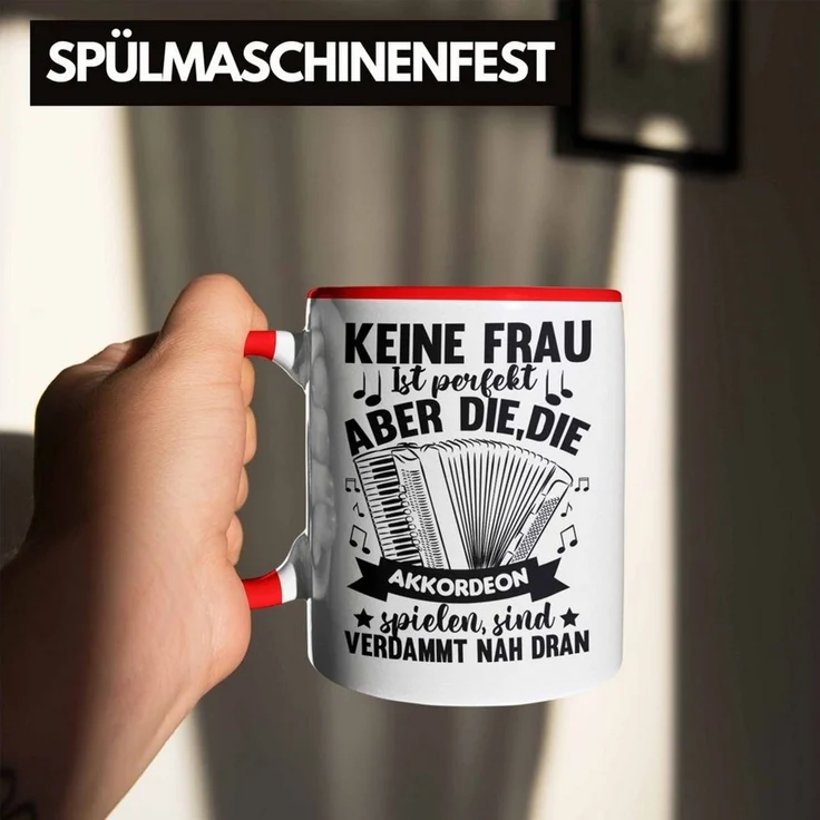 Trendation Tasse Trendation - Akkordeon Tasse Geschenk Akkordeon-Spielerin Geschenkidee – Bild 4