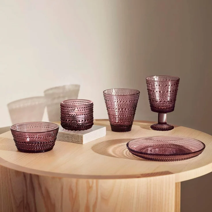 iittala Kastehelmi Windlicht violett 64 mm – Bild 3
