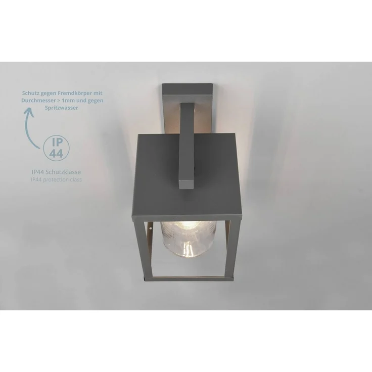 lightling Außen-Wandleuchte Luna, ohne Leuchtmittel, moderne Außenlampe mit Dämmerungssensor oder Bewegungsmelder – Bild 3