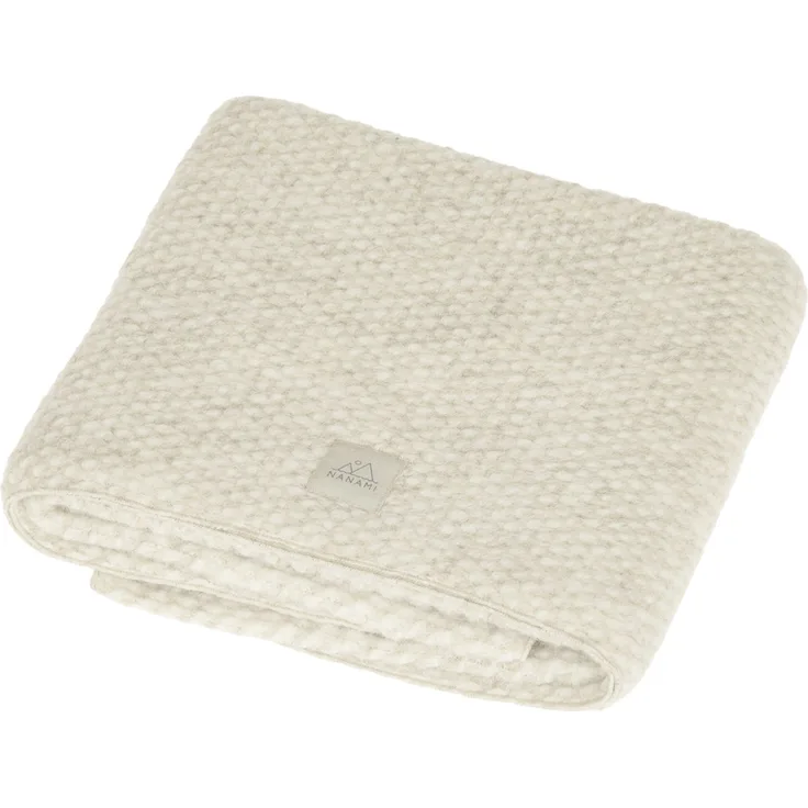 Nanami Baby Babydecke - 75 x 100 cm - Wolle - Beig