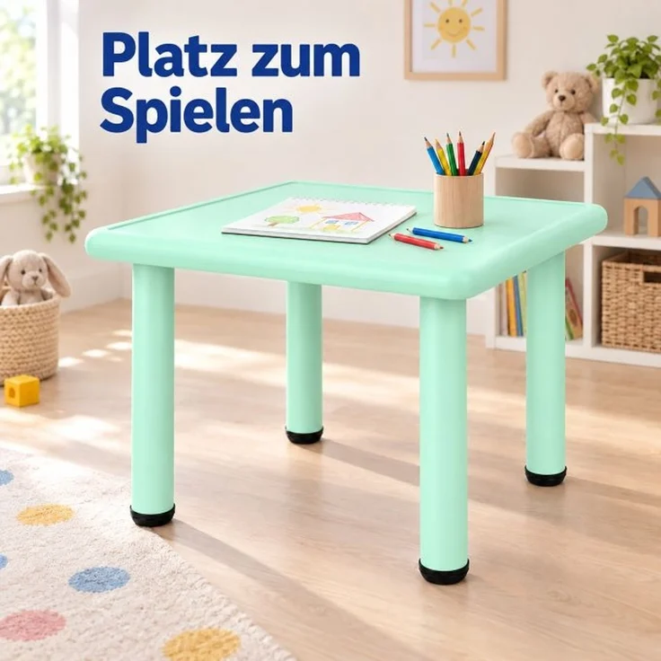 Relaxdays Kindertisch Indoor & Outdoor – Bild 3