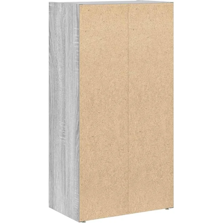 vidaXL Bücherregal Grau Sonoma 40x24x77 cm Holzwerkstoff 860369 – Bild 6