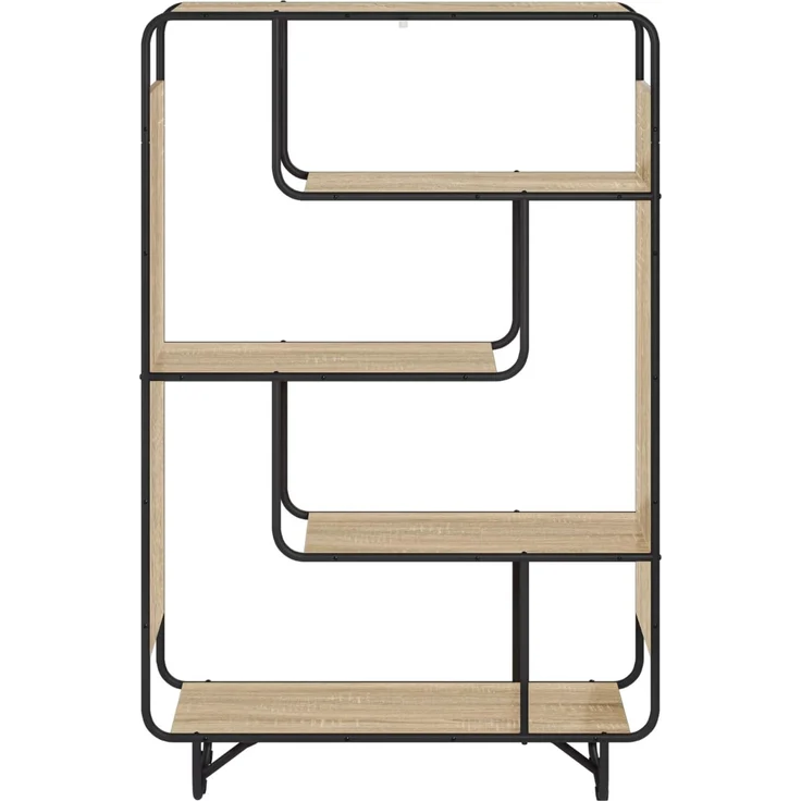 vidaXL Highboard Sonoma-Eiche 93.5 x 37.5 x 144 cm Holzwerkstoff 8007949 – Bild 3