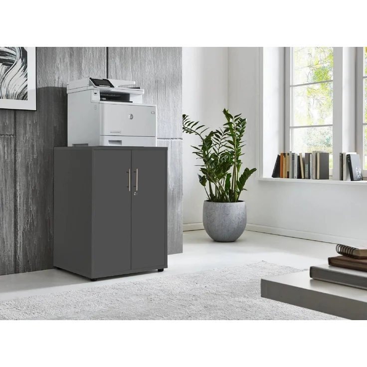 BMG Möbel Aktenschrank Druckerschrank Office Edition (geeignet für 3D Drucker und Office Drucker) Höhe 74 cm, optimale Ergänzung zu Schreibtischen – Bild 2