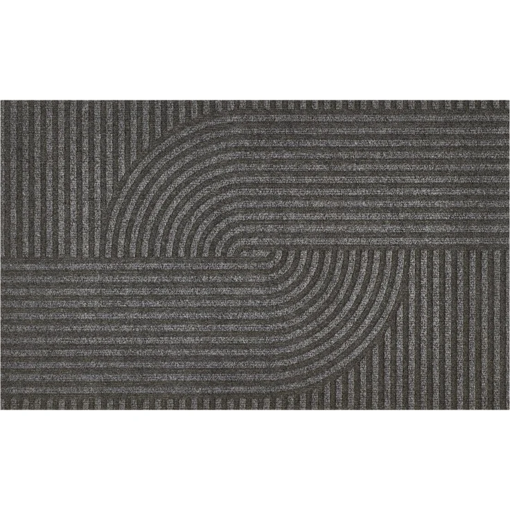 Andiamo Fußmatte Yukon, rechteckig, Höhe: 6 mm, Schmutzfangmatte, modernes Design, robust, waschbar, rutschhemmend – Bild 1
