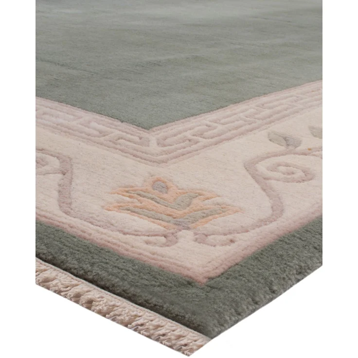 China Teppich - 300 x 250 cm - olivgrün – Bild 4