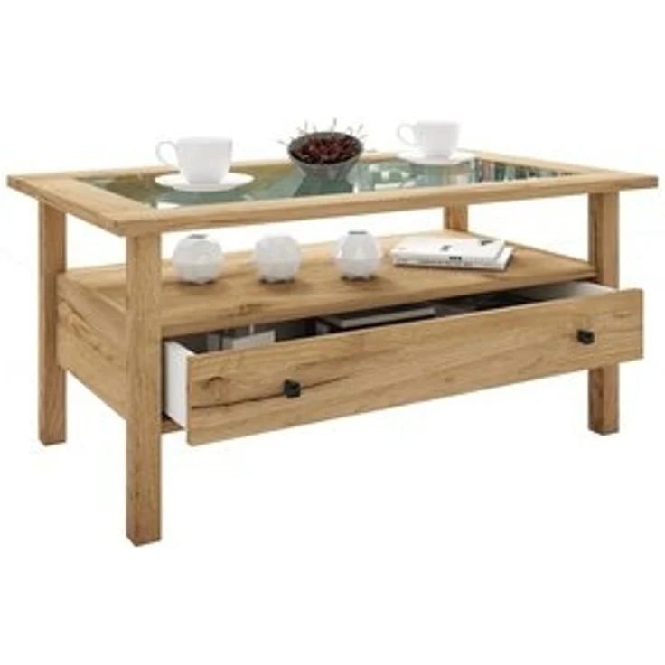 VCM Beistelltisch & Couchtisch Lingis 919077 Honig-Eiche H. 42 x B. 90 x T. 54 cm – Bild 6