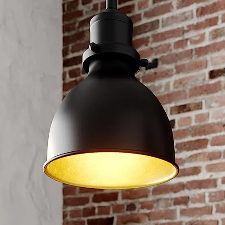 Lindby Pendelleuchte 'Jasminka', 4-flammig aus Metall in Schwarz und Gold, ideal für Küche und Esstische, E27 Fassungen, max. 60W pro Leuchtmittel – Bild 5