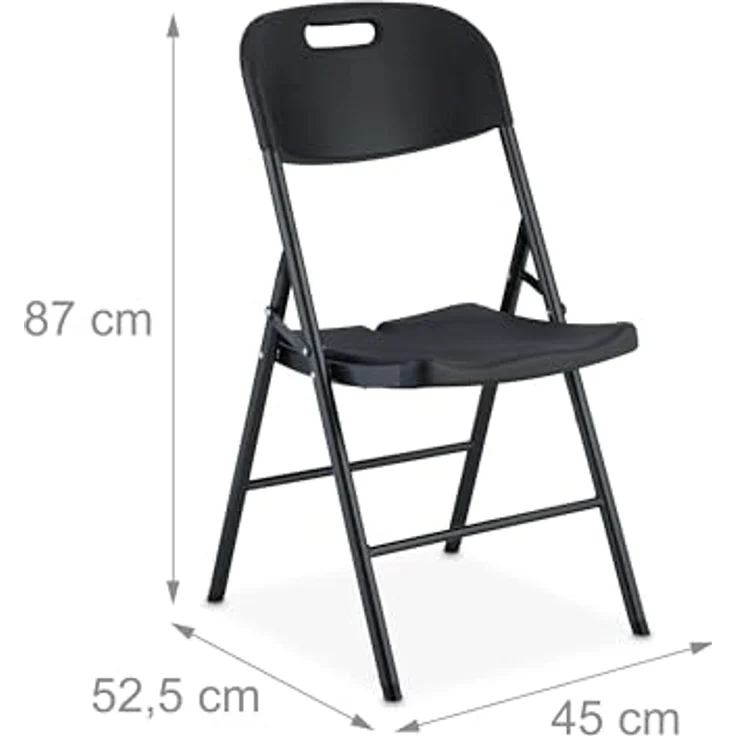 Klappstuhl für Garten im 2er Set – Bild 3