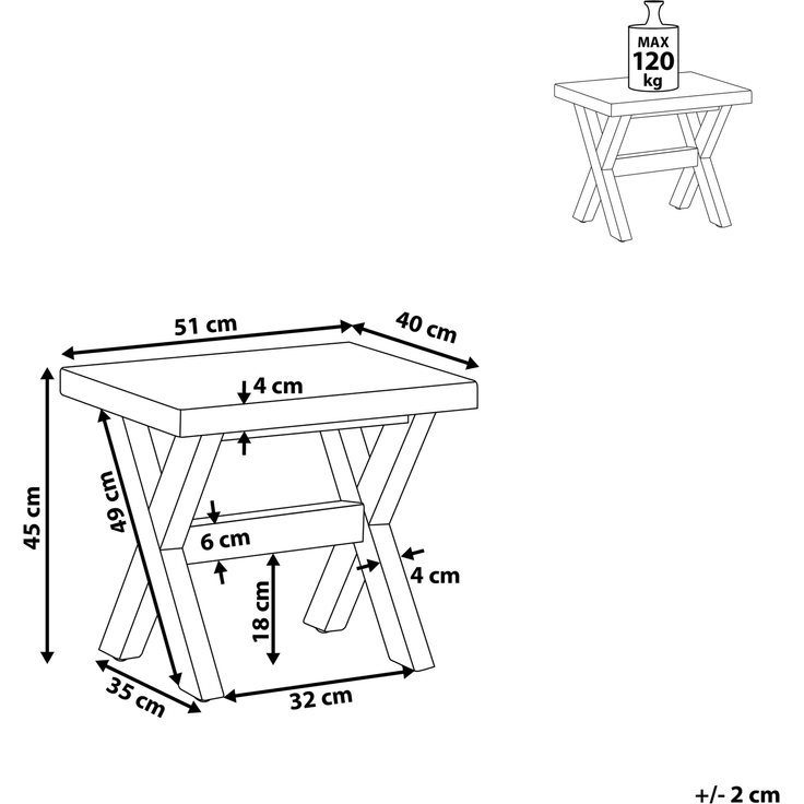 Gartenhocker OLBIA Beton Grau – Bild 2