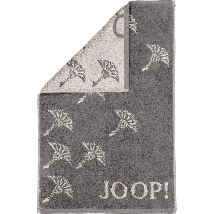 JOOP! Gästehandtuch Move Faded Cornflower 1691 Anthrazit, Baumwolle