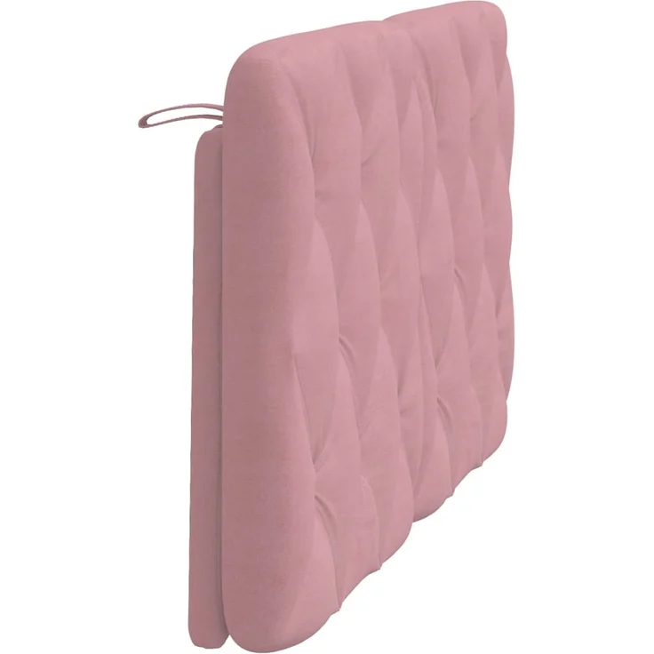 vidaXL Kopfteil-Kissen Rosa 120 cm Samt 374725 – Bild 6