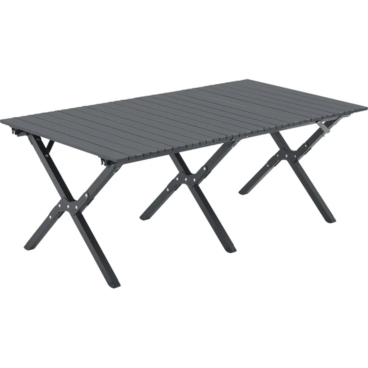 Campingmöbel-Set Botrugno 5-tlg. Textilgewebe Grau [casa. pro] – Bild 4