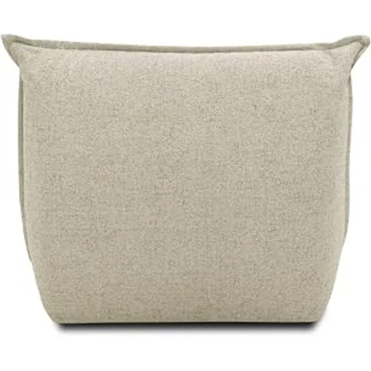 DOMO. collection Sessel Amira, Polstersessel mit Taschenfederkern und Drehfunktion, Loungesessel, 78 x 105 x 76 cm (BxTxH), beige-petrol – Bild 5