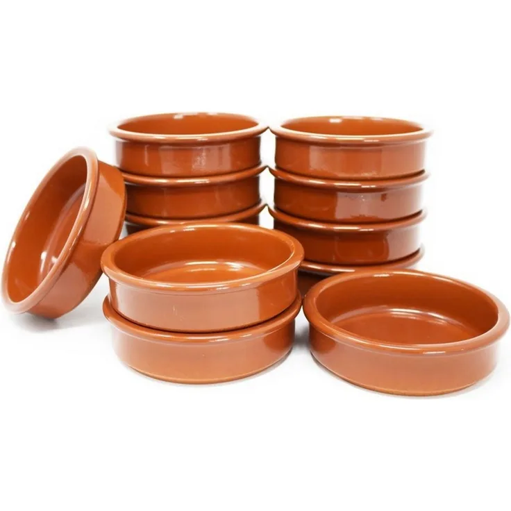 ToCi Servierschale Tapas Schalen, 12er-Set - Braun, (12-tlg)