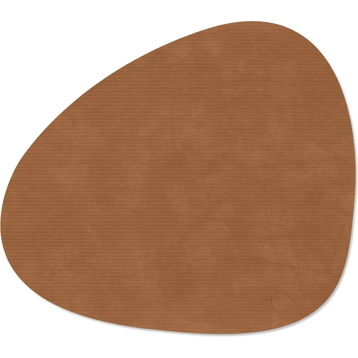 LIND DNA Table Mat Curve L 37x44 cm Corduroy Nature