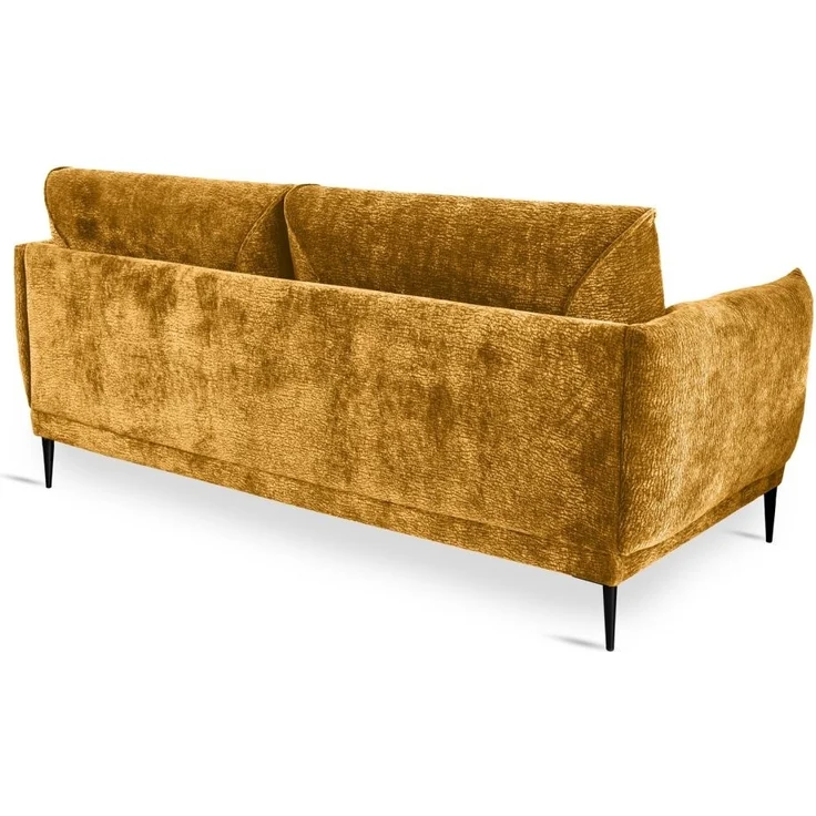 Sofa Designersofa MADISON 2-Sitzer in Stoff Dress Me Senfgelb – Bild 3