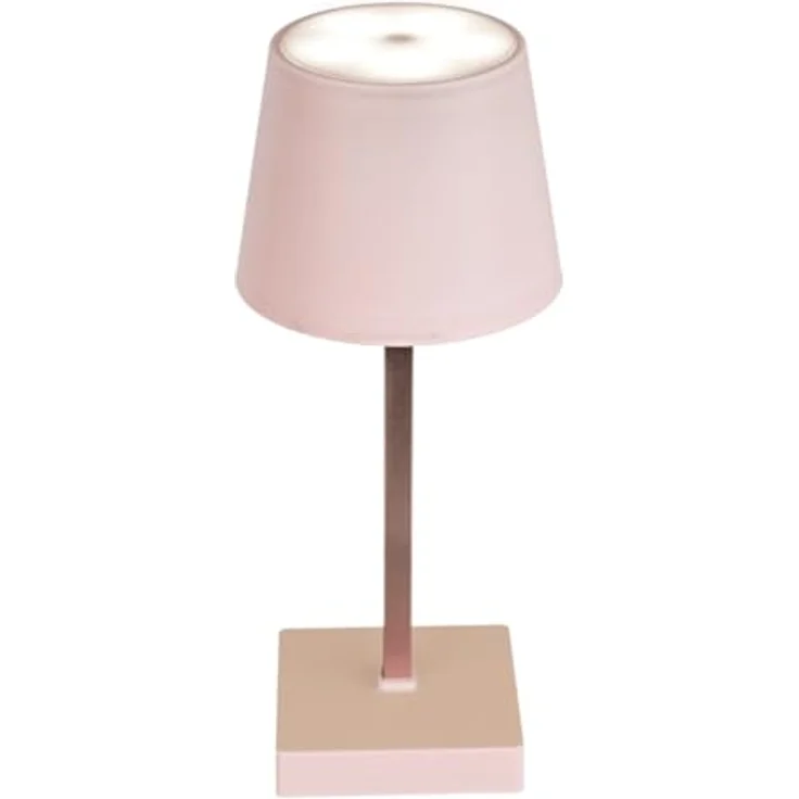 HAC24 Tischleuchte Touchfunktion, Warmweiß, USB Aufladbar, Rosa, Dimmbar, Helligkeit regulierbar – Bild 1