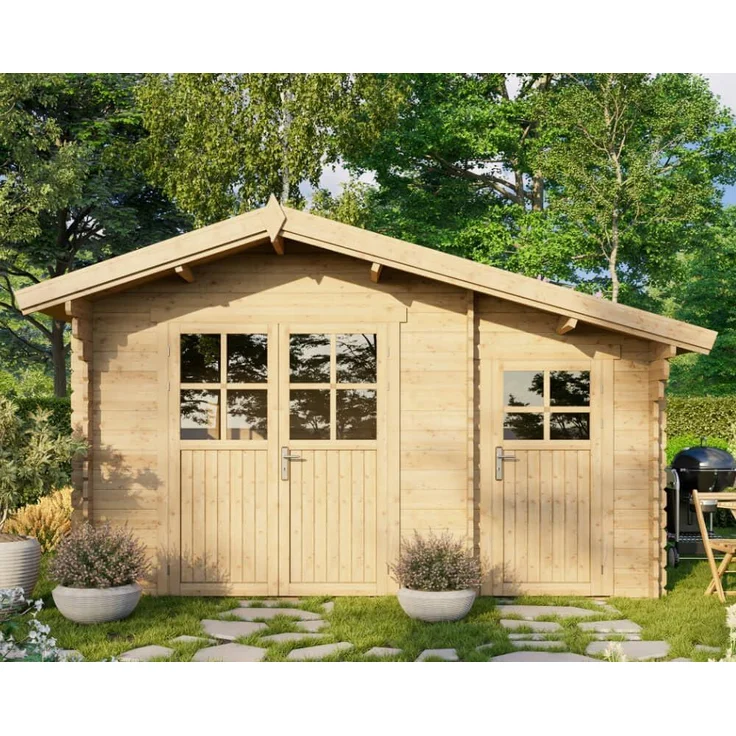 McGarden Gartenhaus Gotland 400 x 275 cm mit 2 Räumen – Bild 3