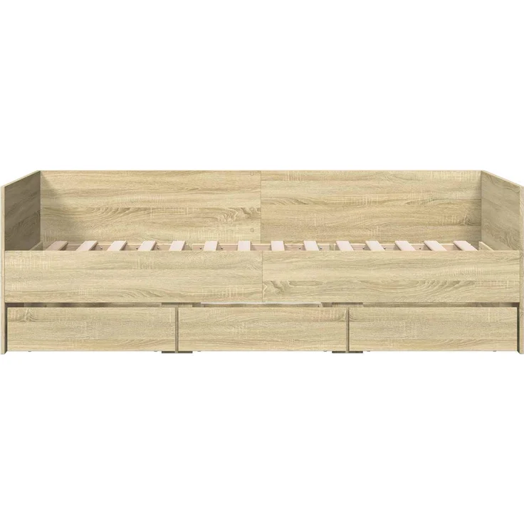 vidaXL Tagesbett mit Schubladen Sonoma-Eiche Holzwerkstoff 3429630 – Bild 5