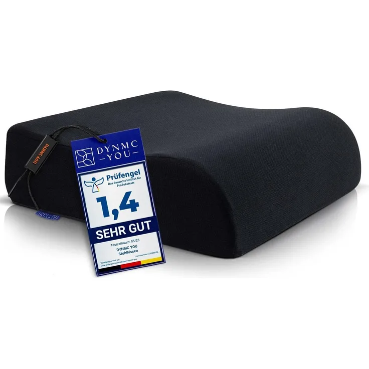 DYNMC you Sitzkissen Bequeme Sitzerhöhung Stuhl Erwachsene & Kind, Formstabiles, 13cm Sitzkissen für Stuhl, Auto, Büro, Aufstehhilfe