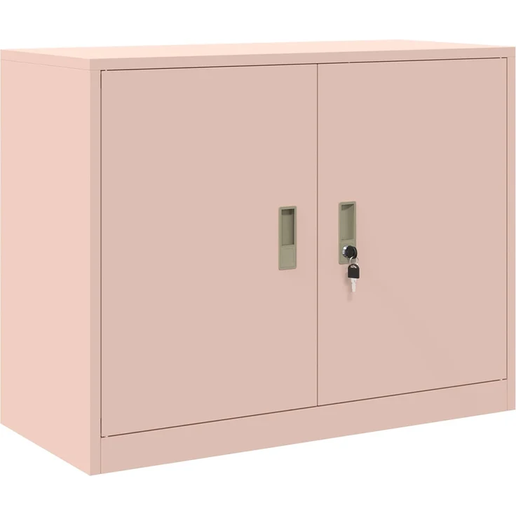vidaXL Aufbewahrungsschrank 2 stk. Rosa 90 x 40 x 160 cm Stahl 3438712 – Bild 5