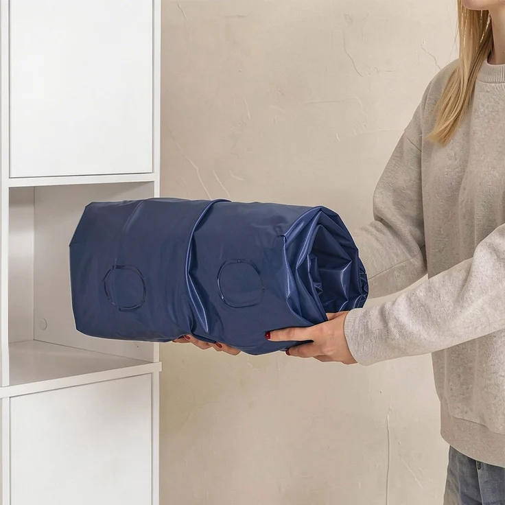 SoBuy OGS32-II-GR-P01 Luftmatratze mit Kissen, Polyester, Lackiert, Grün, 191 x 22 x 76 cm – Bild 5