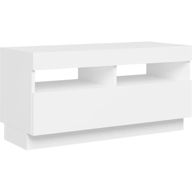 vidaXL TV-Schrank mit LED-Leuchten Weiß 80x35x40 cm 804445 – Bild 3