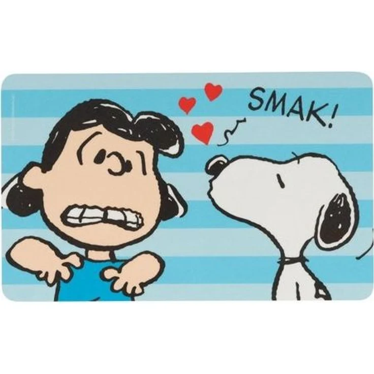 United Labels® Frühstücksbrett Peanuts Snoopy Brettchen Kuss Smak! Schneidebrettchen, Resopal – Bild 3