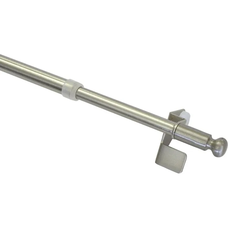 Gardinia Klemmstange Press & Go Filigrano Kugel, edelstahl, 80 - 110 cm