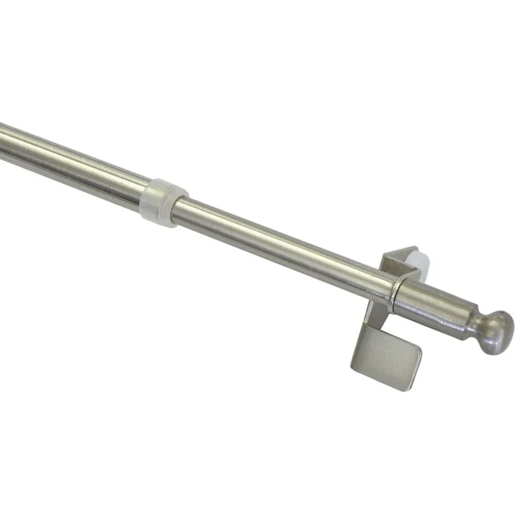 Gardinia Klemmstange Press & Go Filigrano Kugel, edelstahl, 80 - 110 cm – Bild 1