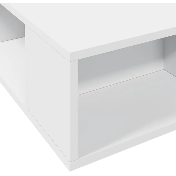 vidaXL Bettgestell Weiß 75x190 cm Holzwerkstoff 3280531 – Bild 7
