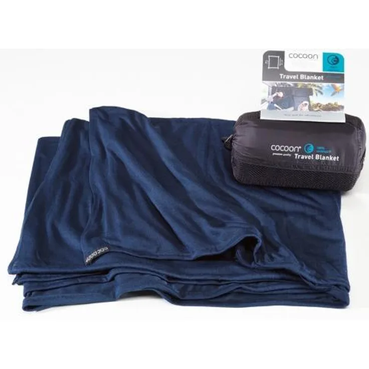 Cocoon Coolmax-Decke 180x140 cm 100% Coolmax Ecomade navy