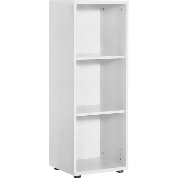 MÖBELPARTNER Regal Standregal Büroregal Aktenregal Weiß 110,9 x 39,3 x 43,5 cm