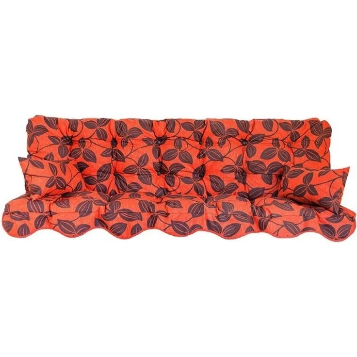Kühnemuth Auflagekissen Auflagen Set für Hollywoodschaukeln Sitzkissen 180x50 cm Design 200 – Bild 2