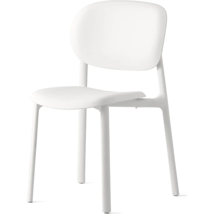 Connubia, Stuhl Zero. Farbe Optik Weiss MATT, 100% recyceltes Polypropylen – Bild 1