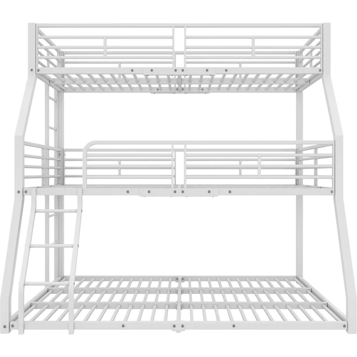 Bett 90x200 cm Dreifach-Etagenbett aus Metall – platzsparend, sicher und robust – Bild 7