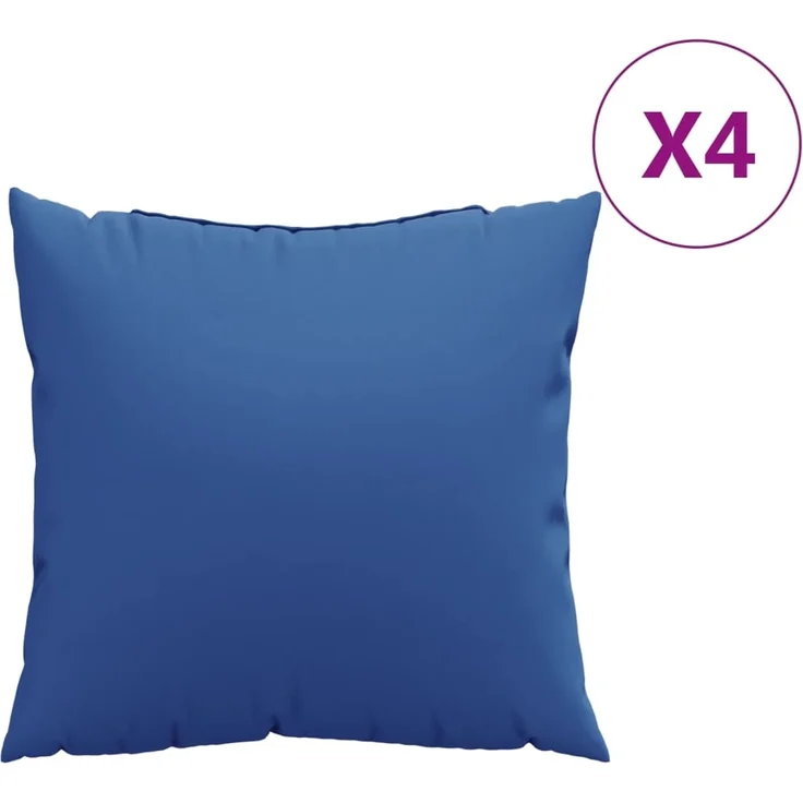 vidaXL Sofakissen 4 Stk. Königsblau 50x50 cm Stoff 360391 – Bild 1