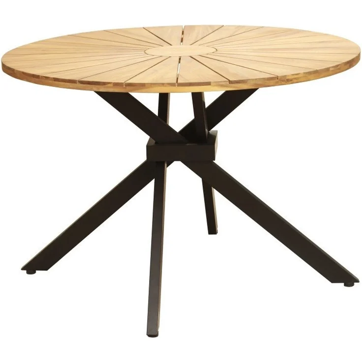 Primaster Gartentisch Paros Ø 115 x 75cm rund Akazienholz Tisch Esstisch Tisch – Bild 5