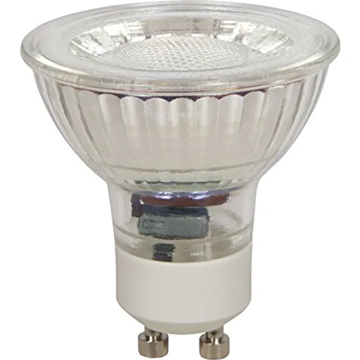 McShine LED Strahler GU10, MCOB 5W, 400 lm, 36° Abstrahlwinkel, warmweiß, energieeffizienter Halogen-Ersatz