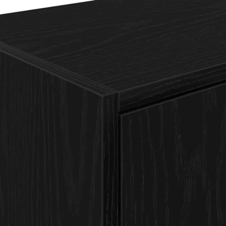 vidaXL Garagen-Wandschränke 2 Stk. Schwarz Holzwerkstoff 860628 – Bild 10