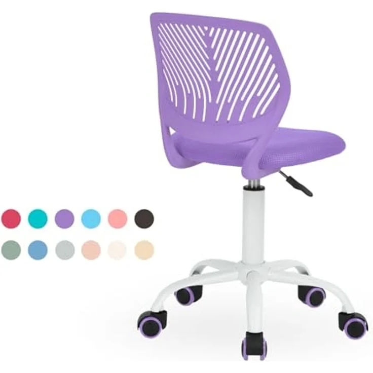 FurnitureR TV Sessel Drehstuhl Höhenverstellbar Drehbar 360 Grad Relaxsessel mit Lehne Stoff SGS Gasfeder Leise Rollen – Bild 3