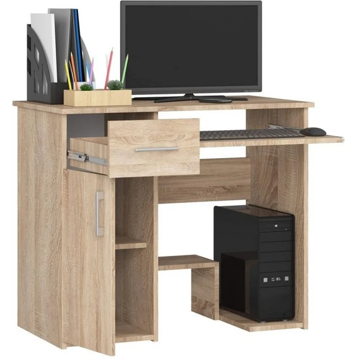 Raumhirsch Furniture Schreibtisch 90 cm Breite - Computertisch - Optimale Arbeitsfläche - Büro (Für Kinderzimmer - Büro - Heimbüro), (viele Farbvarianten - Maße: 90 x 74 x 50 cm) - Hochwertig & stabil – Bild 4