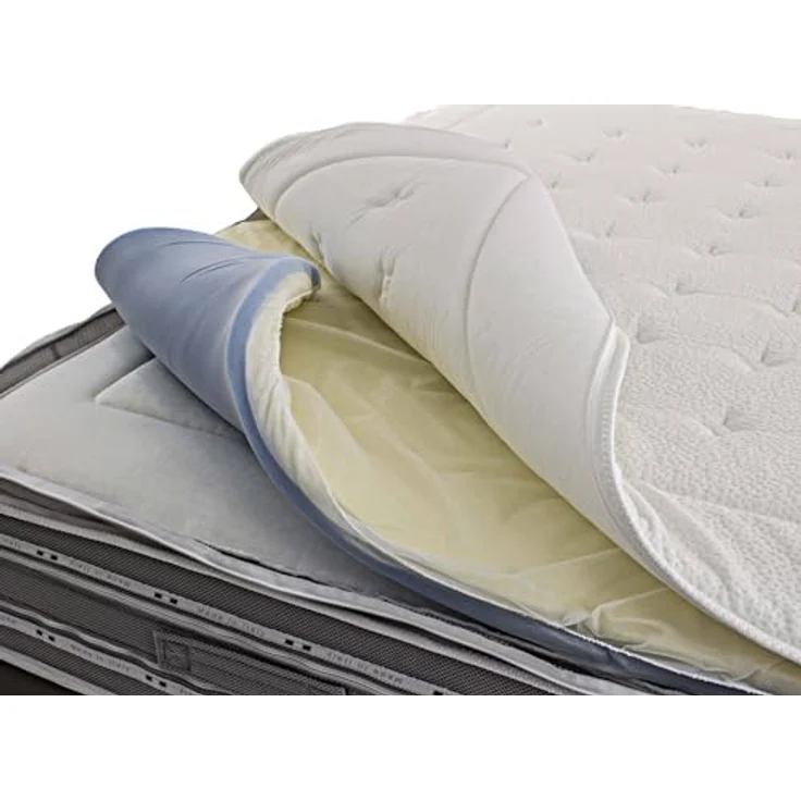 Talamo Italia - Sharon-Doppelmatratze, orthopädisch aus Memory-Schaum und Taschenmikrofedern, 100 % Made in Italy, milbenhemmend und hypoallergen, 160 x 190 x 37 cm – Bild 6