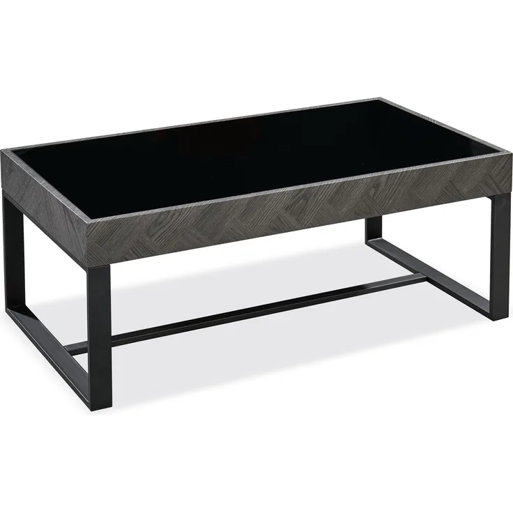 Couchtisch >Mimi< in schwarz, anthrazit - 110x43x60 (BxHxT)