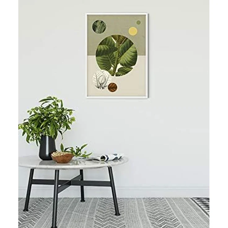 Komar Wandbild Green Structure, Naturgetreues Poster 40 x 50 cm, lichtbeständige Farben, fotorealistischer Kunstdruck ohne Rahmen – Bild 3