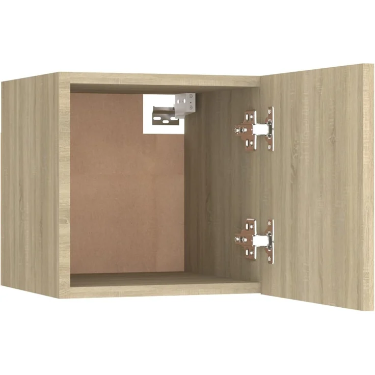 8-tlg. TV-Schrank, Lowboard TV Set Sonoma-Eiche Holzwerkstoff – Bild 7