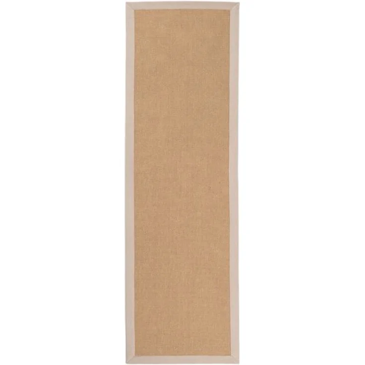 carpetfine Sisalteppich Sisal, auch als Läufer erhältlich, rechteckig, Höhe: 5 mm, mit farbiger Bordüre, Anti Rutsch Rückseite, viele Größen, Wohnzimmer – Bild 4